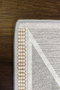 Conceptum W878 - Alfombra Beige, Dorado y Negro (80 x 120 cm)